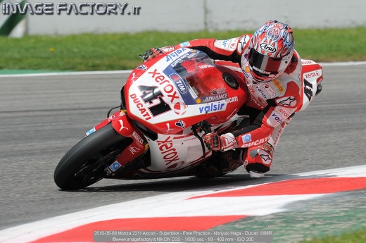 2010-05-08 Monza 2211 Ascari - Superbike - Free Practice - Noriyuki Haga - Ducati 1098R